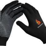 Shopeleven Breathable Anti-Slip Work Gloves For Sports, Adventure Batting Gloves(Black)