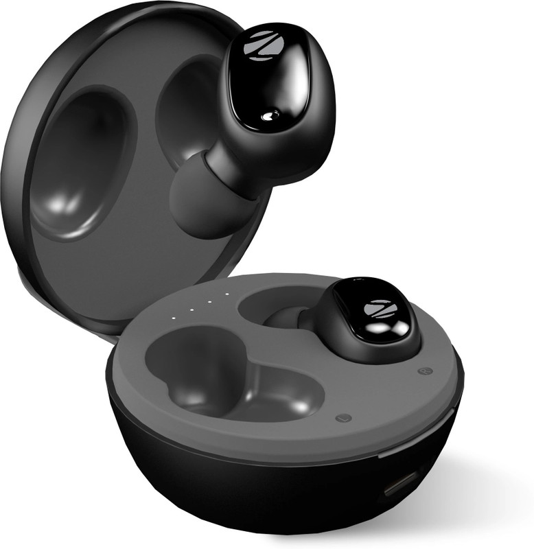 Zebronics Sound Bomb 1, Tws With 12H Backup, Bt V5.0, Splash Proof, Touch Control Bluetooth(Black, True Wireless)