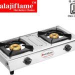 Balajiflame Classic Ss 2 Burner Stainless Steel Manual Gas Stove(2 Burners)