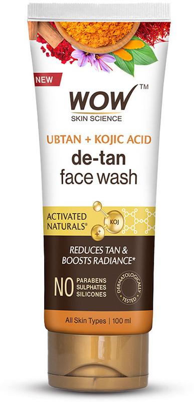 Wow Skin Science Ubtan  For Oily – Tan Removal And Brightening Face Wash(100 Ml)