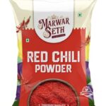 Marwar Seth Red Chilli Powder 1Kg | Hand Ground | Preservative Free | Rich In Essential Oil | Natural | Chemical Free (1 Kg)