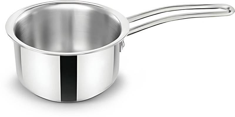 Classic Essentials Triply Stainless Steel Induction & Gas Friendly Sauce Pan 14 Cm Diameter 0.5 L Capacity(Triply)