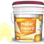 Magic Paints Smart Interior Acrylic Emulsion |Premium Finish |Long-Lasting Durability |Smooth And Pleasant Matt Finish | Good Opacity Banana Cream Emulsion Wall Paint(1 L)
