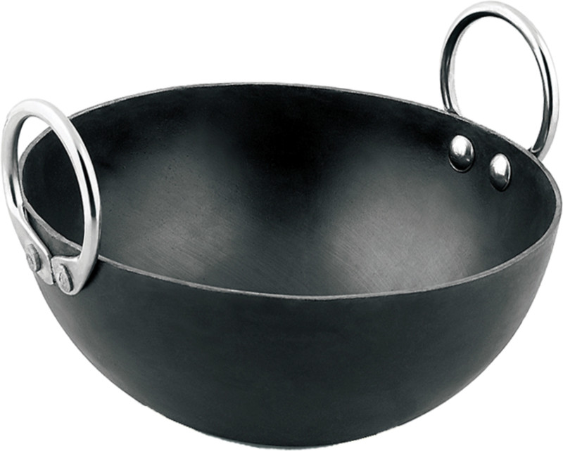 Veerenterprises Ms (Iron) Kadhai 31 Cm Diameter 2.8 L Capacity(Iron)