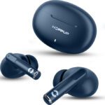 Hoppup S40 Earbuds With 13Mm Drivers, 40H Playtime, Rage Mode,Enc & Type-C Bluetooth Gaming(Blue, True Wireless)