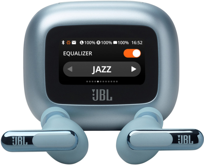 Jbl Live Beam 3, Hi-Res Ldac Audio Anc Tws, Smartcase,48H Runtime, Wireless Charging Bluetooth(Blue, True Wireless)