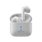 Amazon Basics True Wireless In-Ear Earbuds With Mic, 10Mm Dual Drivers, Up To 56Ms Low Latency, Ipx5 Sweat & Water Resistant, Bluetooth 5.3, Up To 30 Hours Play Time, Fast Charging (White)