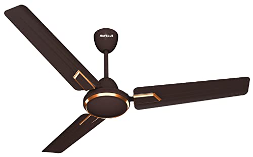 Havells 1200Mm Andria Energy Saving Ceiling Fan (Espresso Brown, Pack Of 1) 2 Star
