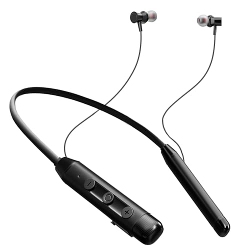 Kratos Neckband Bluetooth Headphones With 20 Hrs Playtime, Deep Bass, Stereo Sound,Hd Calls,Rich Music Experience,Voice Assistant,Type C Fast Charging, Bt V 5.2 Neckband Earphones With Magnetic Earbud