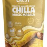 Seven’S Crest Sprouted Moong & Jowar Chilla Magic Masala | 200G | High In Protein | Gluten Free Ingredients | Pack Of 1