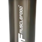 Musclefood Athletics Premium Typhoon Plastic Gym Shaker | 100% Leakproof With Whisk Ball 700 Ml Shaker(Pack Of 1, Black, Plastic)