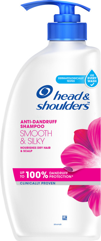 Head & Shoulders Smooth And Silky Anti-Dandruff Shampoo For Dry, Damaged, Or Frizzy Hair(650 Ml)