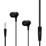 Boat Bassheads 95 (2025 Launch) Wired Earphones, 10Mm Drivers, Signature Sound, In-Line Microphone, Integrated Controls, Snug Fit, Lightweight, Voice Assistant, 120Cm Cable & 3.5Mm Jack(Active Black)