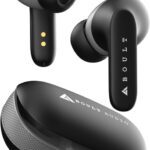 Boult Y1 With Zen Enc Mic, 50H Battery, Fast Charging, Pro+ Calling, Knurled Design Bluetooth(Black, True Wireless)