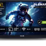 Innoq Sounbar 60 Cm (24 Inch) Hd Ready Led Smart Android Tv With 30W Front Boom Speakers | 1000+ Smart Apps | Mobile Screen Connect | Wifi | Games |(24S-Spectra-V2)