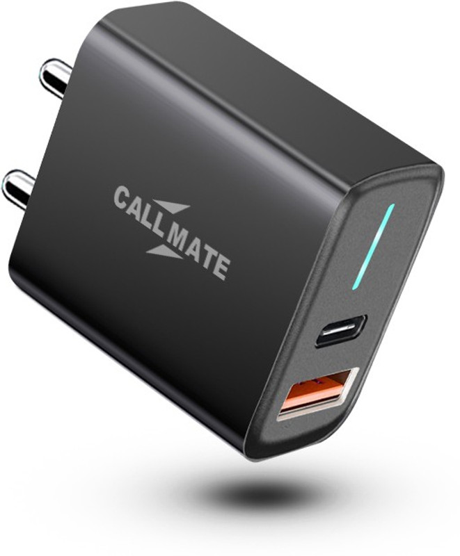Callmate 20 W Pd Wall Charger For Mobile(Black)