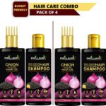 Phillauri Red Onion Black Seed Oil Ultimate Hair Care Kit (Shampoo + Hair Oil)(4 Items In The Set)