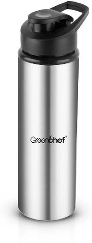 Greenchef Stainless Steel Quench Water Bottle 900Ml 900 Ml Bottle(Pack Of 1, Silver, Steel)