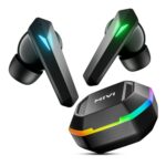 Mivi Commando X7 [Just Launched] Gaming In Ear Earbuds: 35Ms Low Latency, Aurora Lights, Dual Rgb,13Mm Bass Drivers, 50Hrs Playtime,Type C, Ai Enc, Made In India Ear Buds Wireless Bluetooth Gaming Tws