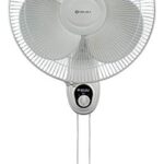 Bajaj Esteem 400 Mm Double String Wall Mount Fan | Adjustable Oscillating & Tiltable Wall Fan | 100% Copper Motor | 3-Speed Control | Voltage Protection | High Air Delivery | 2-Yrs Warranty 【White】