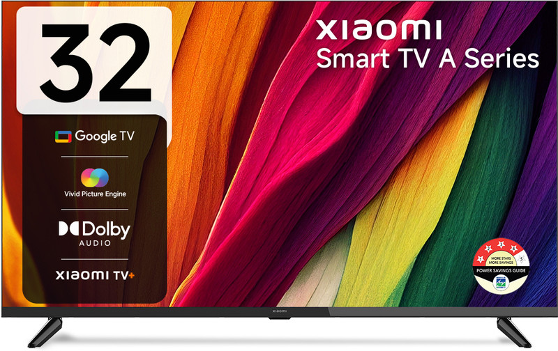 Xiaomi By Mi A Series 80 Cm (32 Inch) Hd Ready Led Smart Google Tv With 200+ Free Channels |Dolby Audio | Dts:Hd|Dts Virtual: X| Vivid Picture Engine| Dual Band Wi-Fi| Bluetooth 5.0(L32Ma-Ain)