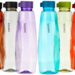 Amazon Brand – Solimo Set Of 6 Water Bottles – 1 Ltr | Break Proof | Freezer Safe | Bpa Free | Leak Proof | Multicolor