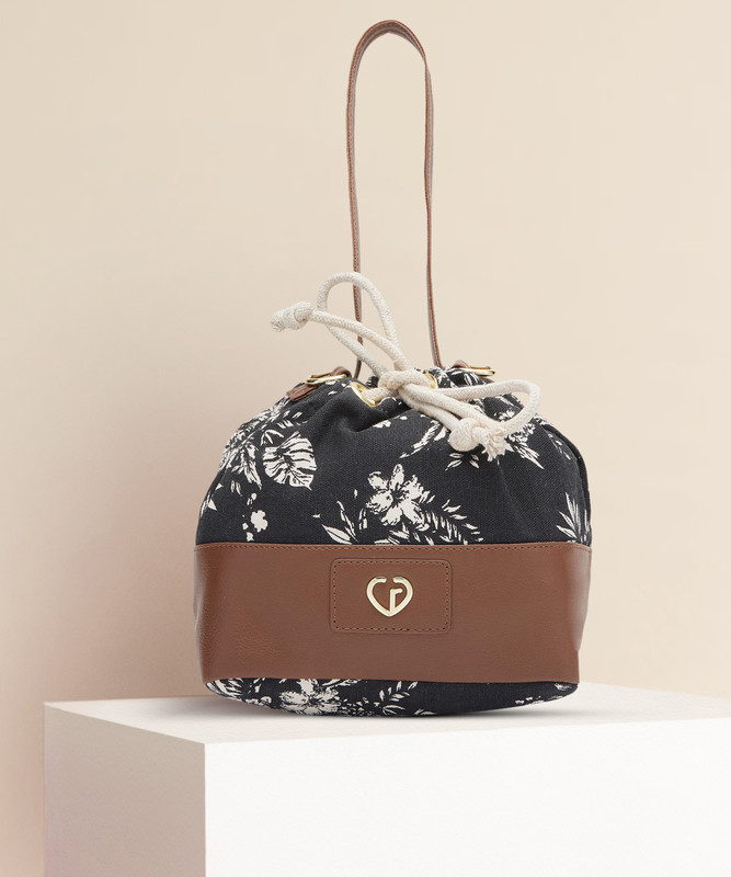 Caprese Women Black Sling Bag