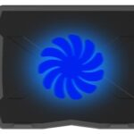 Geonix Gxclpb01 Laptop Cooling Stand With 125Mm Fan, Silent Operation, Led Light, Supports Up To 15.6 Inch Laptops And Retractable Stand, 1 Year Warranty.