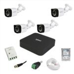 Impact By Honeywell 2 Mp Wired Cctv Kit With 4 Channel Dvr I 4 Bullet Cameras I 1 Tb Hard Disk & Accessories I Made In India I White (I-Mkit4Ch-3_Hi)