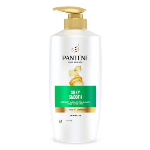 Pantene Advanced Hairfall Solution, Silky Smooth Care Shampoo, Pack Of 1, 650Ml, Green