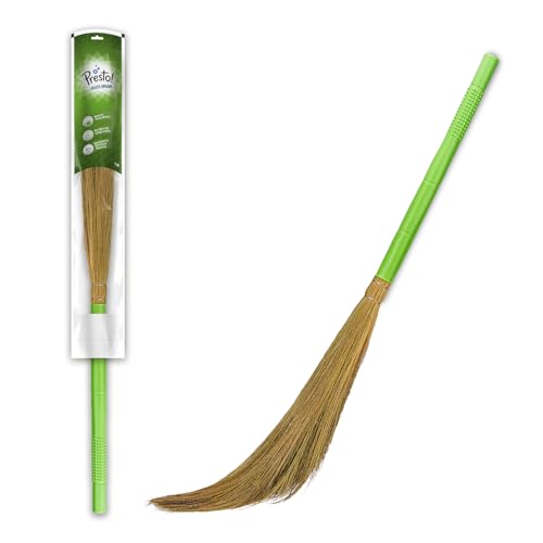 Amazon Brand – Presto! Floor Grass Broom | Pack Of 1, Green
