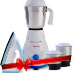Lifelong Llcmb02 500 W Mixer Grinder (White, 3 Jars) & 1100 W Dry Iron (White, Blue) Super Combo(Llcmb02 | 3 Jars | White, Blue)