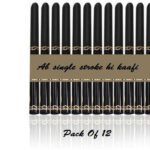 Yelgo Perfect Waterproof Long Lasting-Eye Liner Cum Kajal (Black) (Pack Of 12Pcs)(Black, 2.5 G)