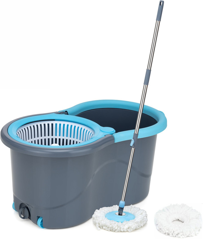Elinor Totally New Design And Color In Mop Set And Comes With 2 Microfiber Refills Mop Set(Multicolor)