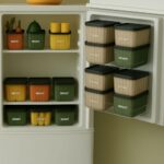 Rerant Fridge Storage Boxes (Pack Of 6) Freezer & Refrigerator Organizer Containers Kitchen Container Set Kitchen Accessories Items For Home 1200 Ml Food Storage Box, Plastic, White