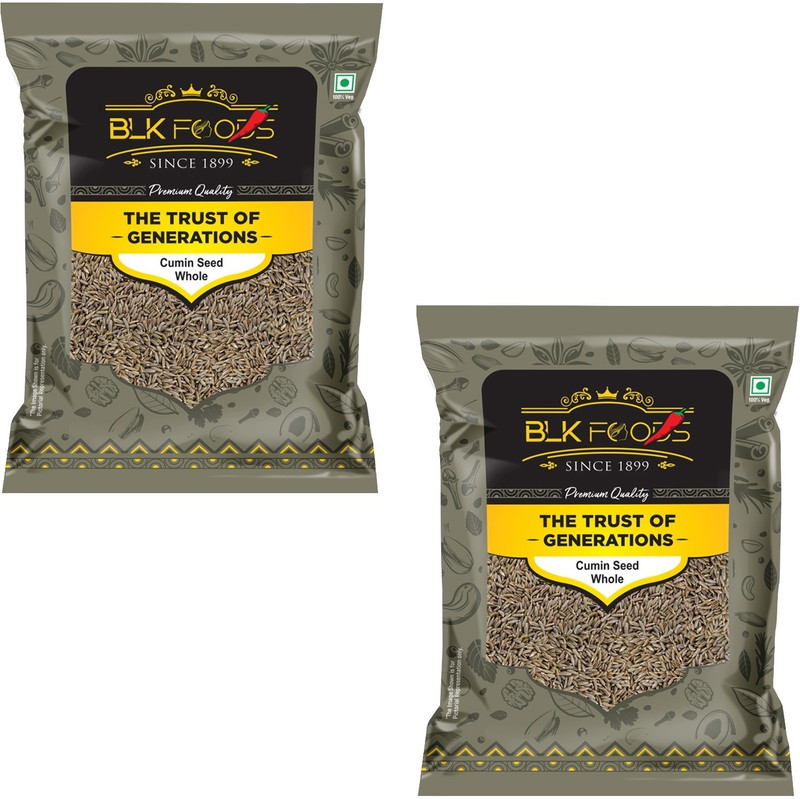 Blk Foods Daily Cumin Seed Whole (Jeera Sabut) 1000G(2 X 500 G)