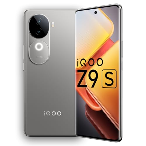 Iqoo Z9S 5G (Titanium Matte, 8Gb Ram, 256Gb Storage) | 120 Hz 3D Curved Amoled Display | 5500 Mah Ultra-Thin Battery | Dimesity 7300 5G Processor | Sony Imx882 Ois Camera With Aura Light