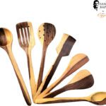 Oggn Ss7Sreog Wooden Spatula(Pack Of 7)