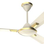 Crompton Hs Aura Classic 1 Star 1200 Mm 3 Blade Ceiling Fan(Beige, Gold | Pack Of 1)