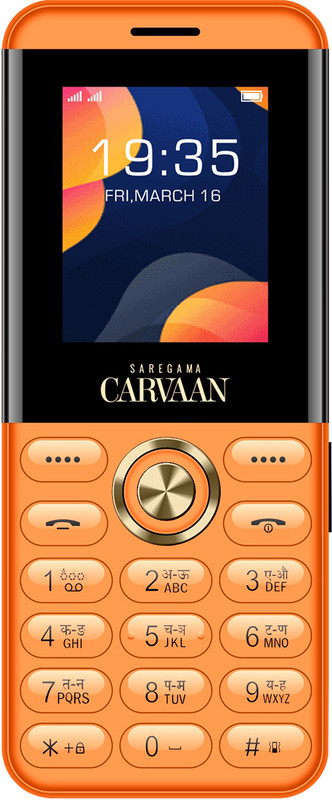 Saregama Carvaan Mobile Hindi Don M12 With 1000 Pre-Loaded Songs(Orange)