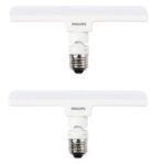 Philips Stellar Bright 10W Led T-Bulb, Base: E27 (Warm White), Pack Of 2 (929001861213_2)