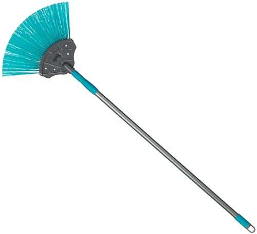 Presto! Jhala Broom With 150 Cm Large Metal Handle | Household Cleaning Tool | Versatile Cleaning Functions |(Grey), Hard_Floor