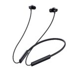Realme Buds Wireless 3 In Ear Bluetooth Headphones,30Db Anc, Spatial Audio,13.6Mm Dynamic Bass Driver,Upto 40 Hours Playback, Fast Charging, 45Ms Low Latency For Gaming,Dual Device Connection (Black)