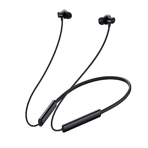 Realme Buds Wireless 3 In Ear Bluetooth Headphones,30Db Anc, Spatial Audio,13.6Mm Dynamic Bass Driver,Upto 40 Hours Playback, Fast Charging, 45Ms Low Latency For Gaming,Dual Device Connection (Black)