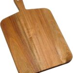 Varsha Furniture Bamboo Wood Chopping Board For Kitchen|Mom,Wife Gift|Cutting Board For Kitchen|Rectangular Cutting Board|Wooden Serving Board|Pizza Platter (Length 18Inch Width 10.5 Inch)