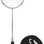 Li-Ning Xp-80-Iv Grey, Blue Strung Badminton Racquet(Pack Of: 1, 86 G)