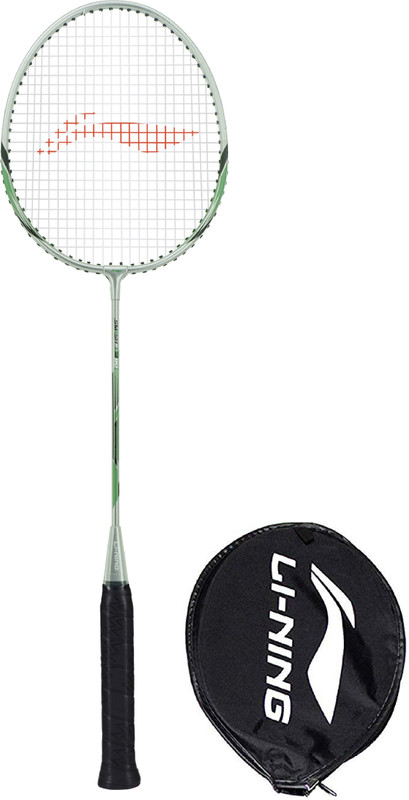 Li-Ning Xp-80-Iv Grey, Blue Strung Badminton Racquet(Pack Of: 1, 86 G)