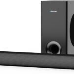 Blaupunkt Sbw New York 20 2.1 Ch 120W Soundbar I Hdmi-Arc I Bt I Aux I Remote Control 120 W Bluetooth Soundbar(Black, 2.1 Channel)