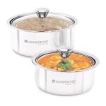Wonderchef Austin Serving Casserole With Lid Set Of 2Pc