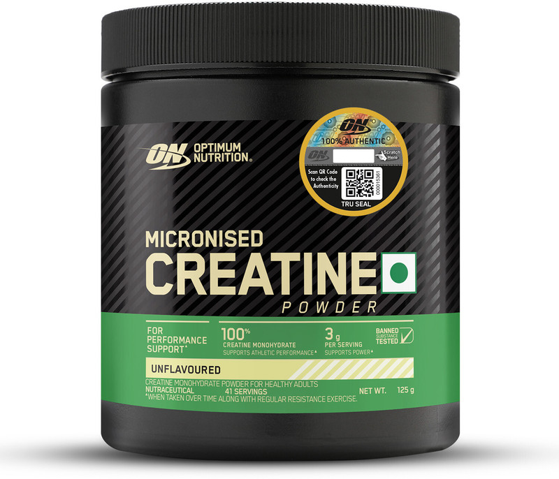 Optimum Nutrition Micronised Creatine Monohydrate Creatine(125 G, Unflavored)